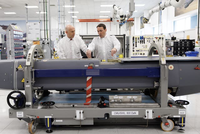 John Healey Storm Shadow production visit