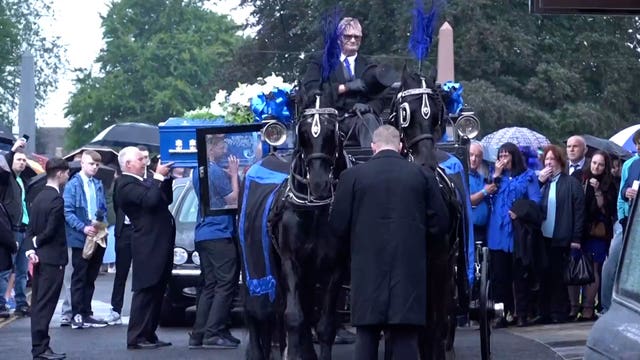 Jay Slater funeral