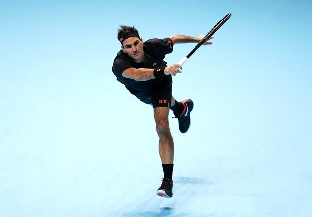 Roger Federer got his first win on the board