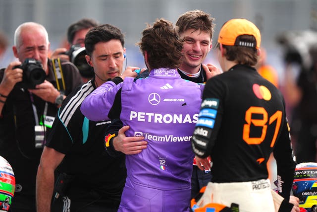 Verstappen congratulates Antonelli 