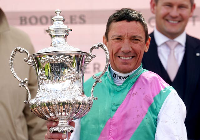 All smiles for Frankie Dettori 