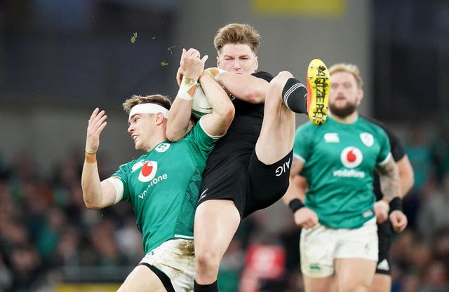 New Zealand full-back Jordie Barrett also tasted defeat against Ireland during last autumn's trip to Dublin