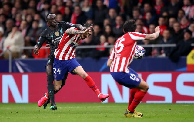 Sadio Mane was substituted at half-time by Jurgen Klopp in the first leg