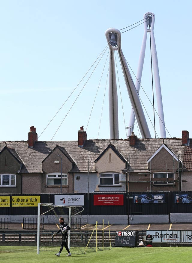 Rodney Parade, home of Newport County (Nigel French/PA)