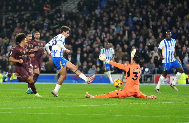 Matt O’Riley scores Brighton's winner