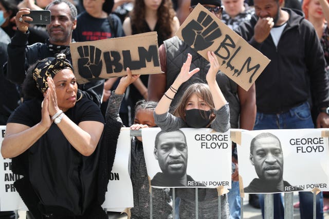 Black Lives Matter protesters