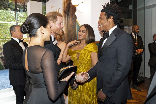 The Sussexes and Beyonce