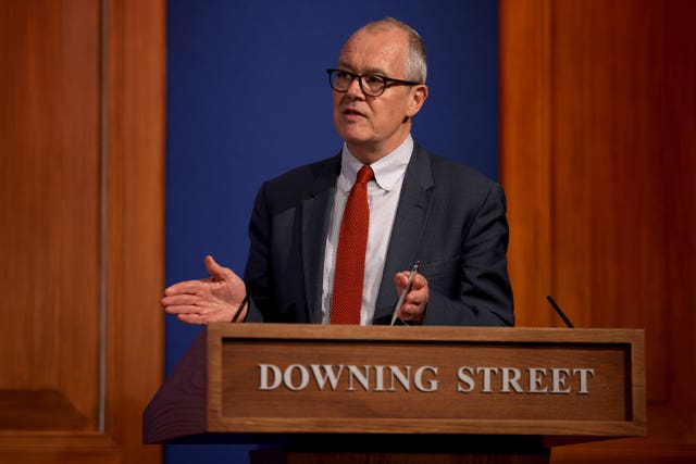 The Government's chief scientific adviser Sir Patrick Vallance