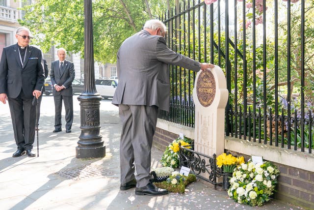 WPC Yvonne Fletcher memorial service