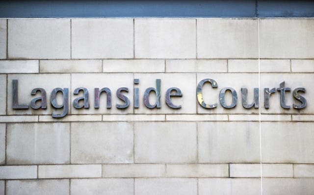 Laganside Courts sign