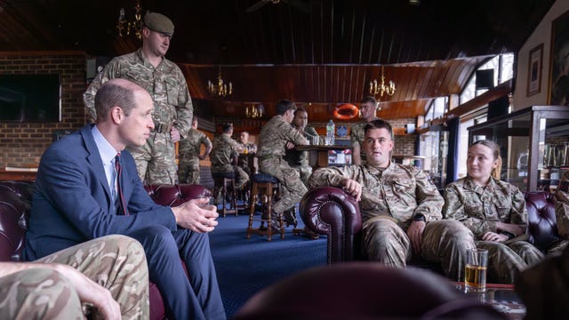 Peince of Wales visit to Welsh Guards