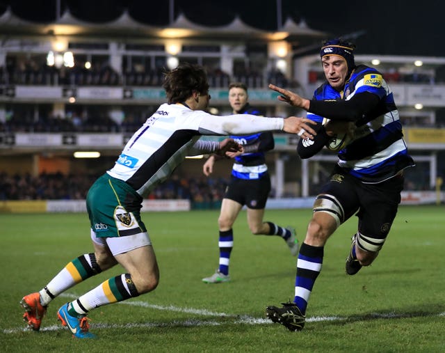 Paul Grant scored the first try for Bath