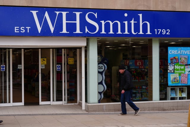 External view of an old WH Smith store