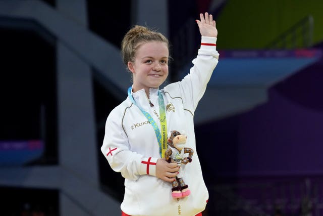Maisie Summers-Newton claimed her first Commonwealth Games gold medal (Tim Goode/PA)