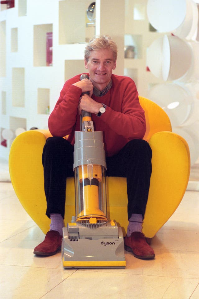 James Dyson & vacuum cleaner