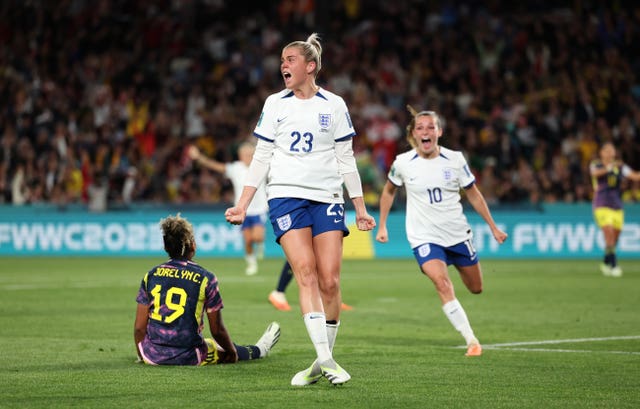 Alessia Russo scored the winner for England (Isabel Infantes/PA)