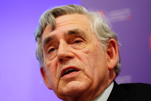 Gordon Brown speech