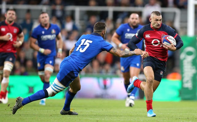 Jonny May caused Italy plenty of problems with an impressive display