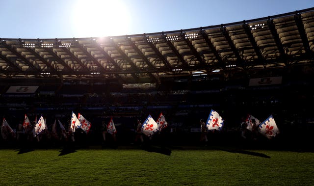 The first leg of Benfica's Europa League round of 32 tie with Arsenal will be played at the Stadio Olimpico in Rome.