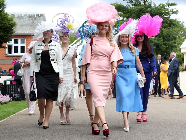 Royal Ascot Ladies' Day kicks off in style with colour-popping dresses and  show-stopping hats