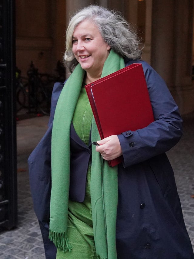 Secretary of State for Transport Heidi Alexander arrives in Downing Street, London