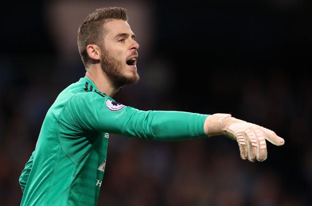 Manchester United goalkeeper David de Gea 