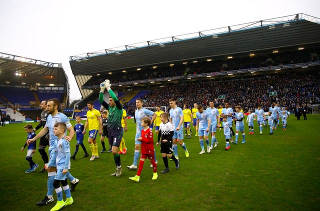 Coventry City v Birmingham City – FA Cup – Fourth Round – St Andrew’s Trillion Trophy Stadium