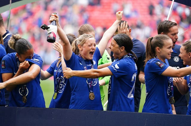 Chelsea won a third straight FA Cup on Sunday