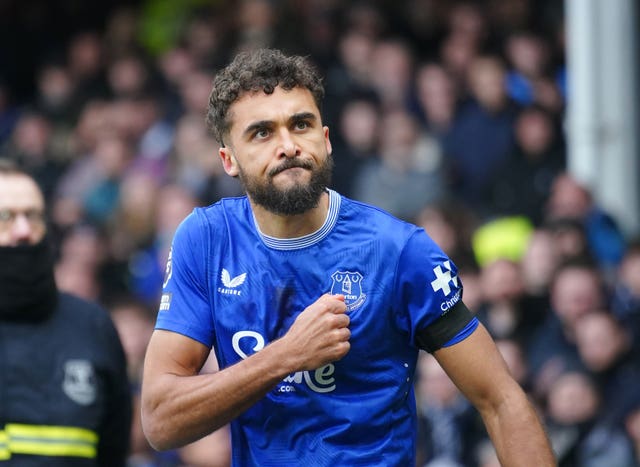 Dominic Calvert-Lewin celebrating