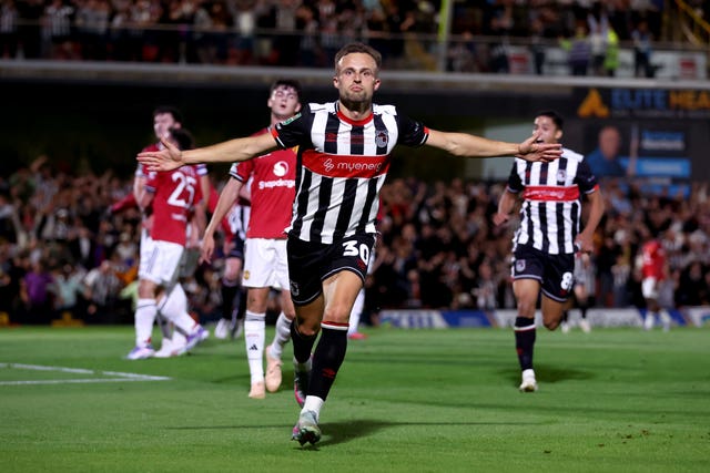 Grimsby Town v Manchester United- Carabao Cup – Second round – Blundell Park
