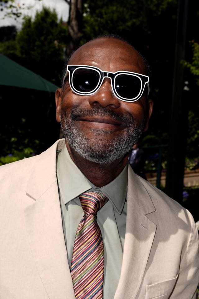 Sir Lenny Henry at the Wimbledon tennis championships in 2025