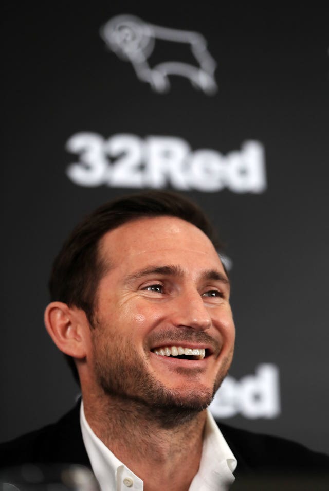 Frank Lampard Press Conference – Pride Park Stadium