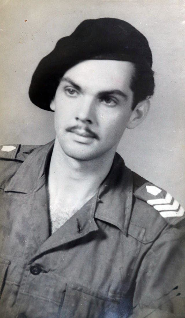 John Hutchin in uniform