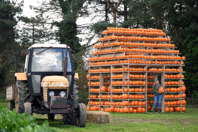 The pumpkin house in Thursford