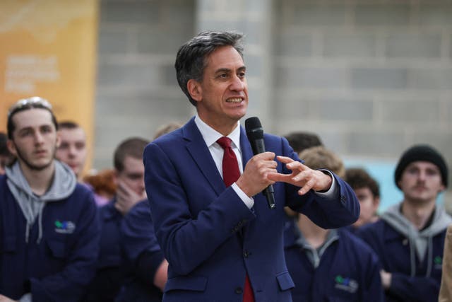 Energy Secretary Ed Miliband (PA)