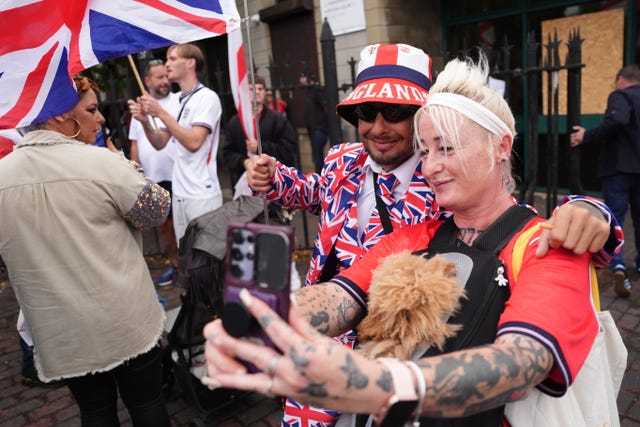 Portsmouth anti-migrant protesters