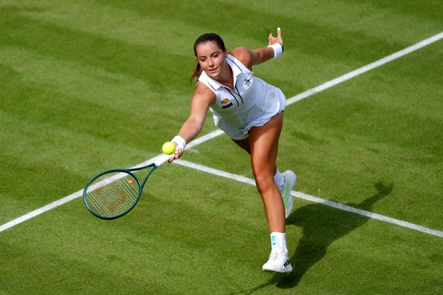 Jodie Burrage lost out to Caty McNally