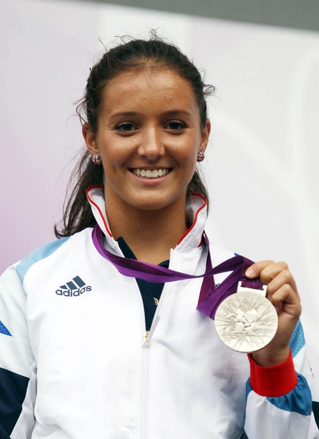 Laura Robson won a silver medal with Andy Murray at the 2012 Olympics