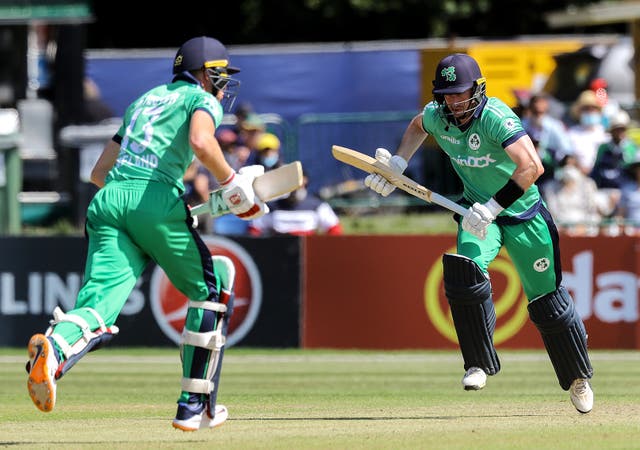 Dockrell batting with HarryTector.