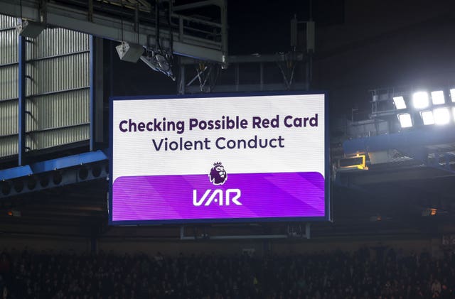 A VAR screen 