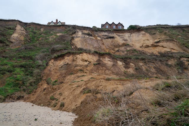 Norfolk cliff collapse