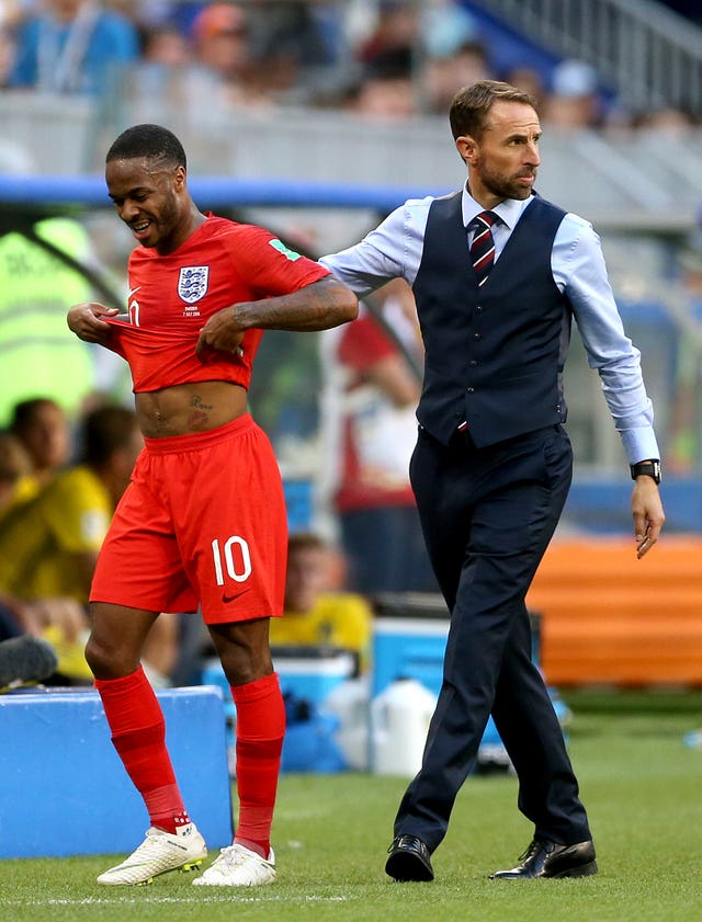 Raheeem Sterling, left, failed to hit the expected heights during England's World Cup campaign