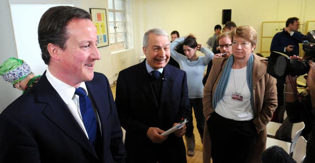 Frank Field with David Cameron who appointed him to head an independent review into poverty 