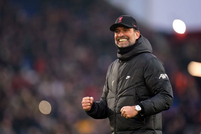 Jurgen Klopp's side could claim a two-point lead with victory on Sunday 