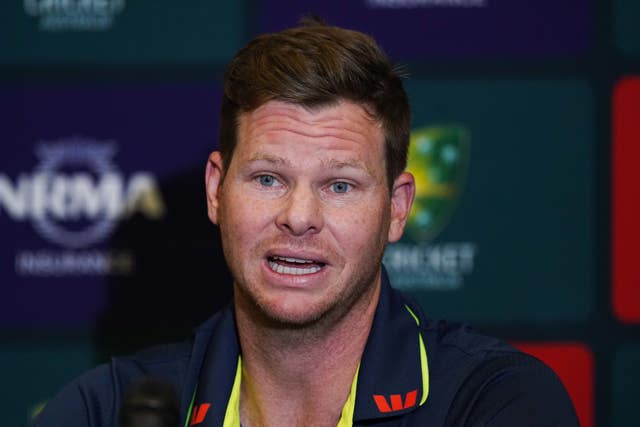 Steve Smith at an Australia press conference