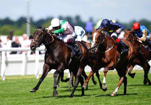 Khaadem ridden by Oisin Murphy wins the Queen Elizabeth II Jubilee Stakes at Royal Ascot