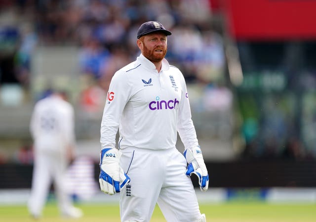 Jonny Bairstow in action for England