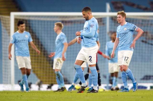 City left the field dejected on Sunday but Guardiola says the result has now been forgotten