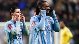 Callum O’Hare and Kasey Palmer were on target for Coventry (Nick Potts/PA)