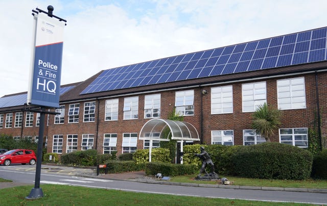 General view of the Hampshire and IOW Police & Fire Headquarters, in Eastleigh, Hampshire